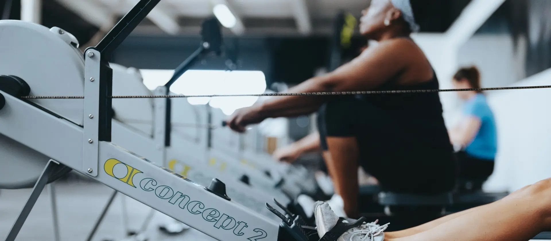 Members rowing concept 2