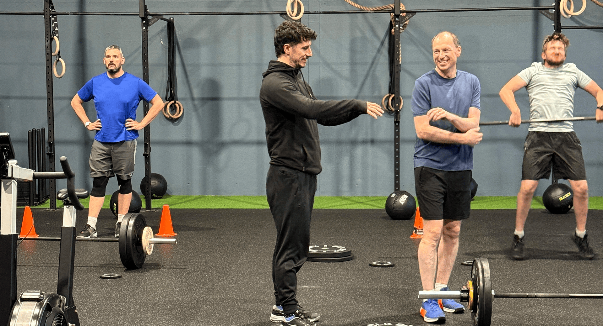 man training with his coach at Activate
